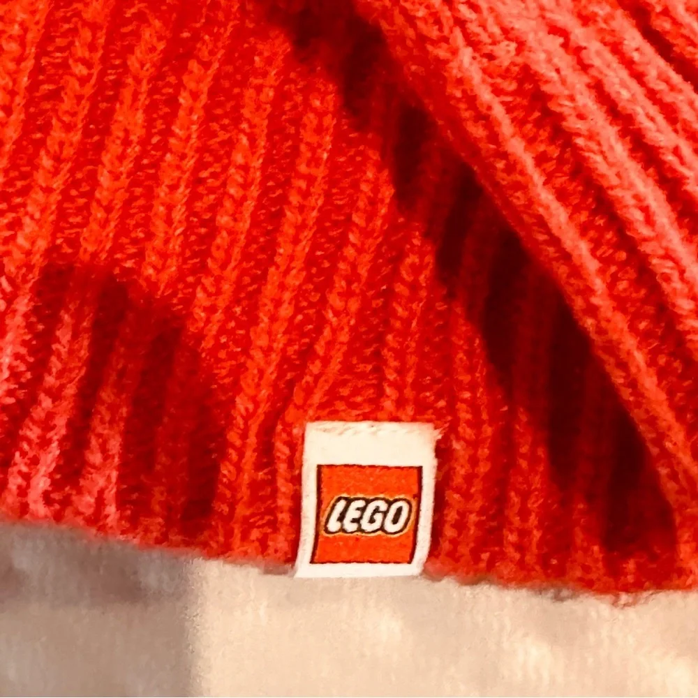 Lego brand sweater Bright orange long sleeve kids child M‎ good used condition